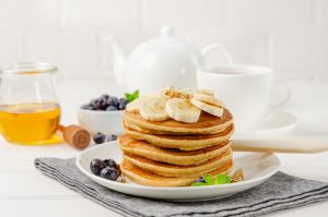 HotCakes de Plátano y Nueces, desayunos para el Día de la Madre