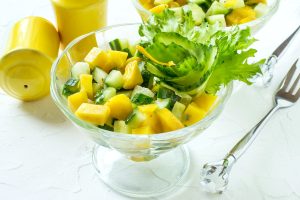 Ensalada de Mango y Pepino: Receta paso a paso