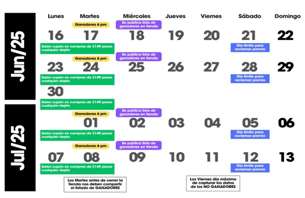 Calendario de Premiazos