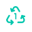 Icono pet reciclado