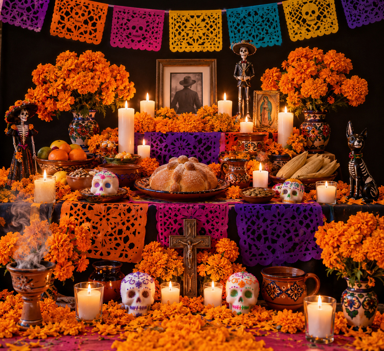 Altar de día de muertos