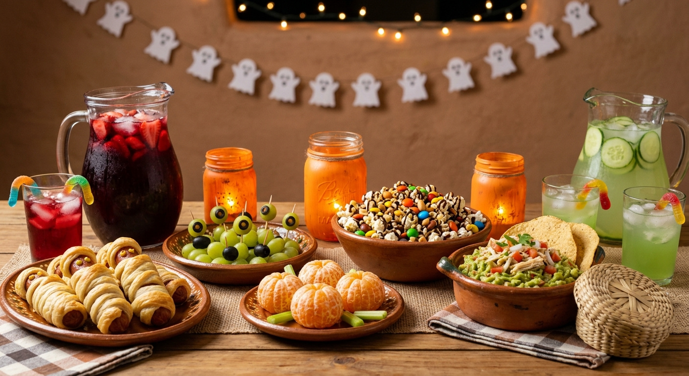 Mesa de bocadillos: nada de cena completa, puro picoteo